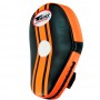 Twins Special KPL11 Пады Тайские "Curved Leaf Kick Pads" Тайский Бокс Черно-Оранжевый